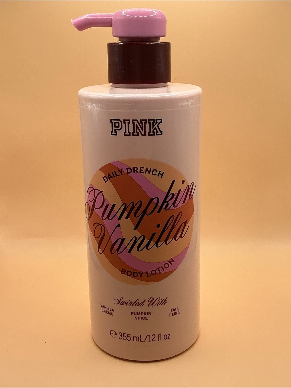 PINK Victoria’s Secret Pumpkin Vanilla Daily Drench Body Lotion 12 oz NEW